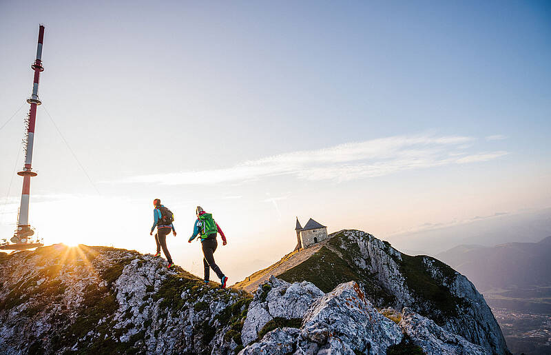 Wandern am Dobratsch Gipfel  