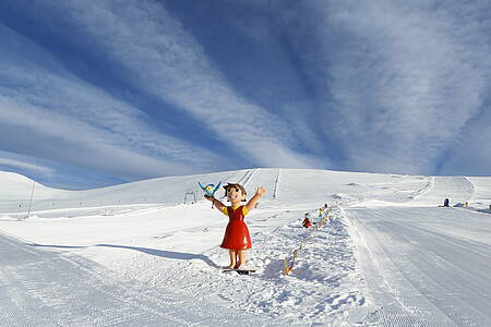 Kraina Heidi´s Schneealm na Falkert. 